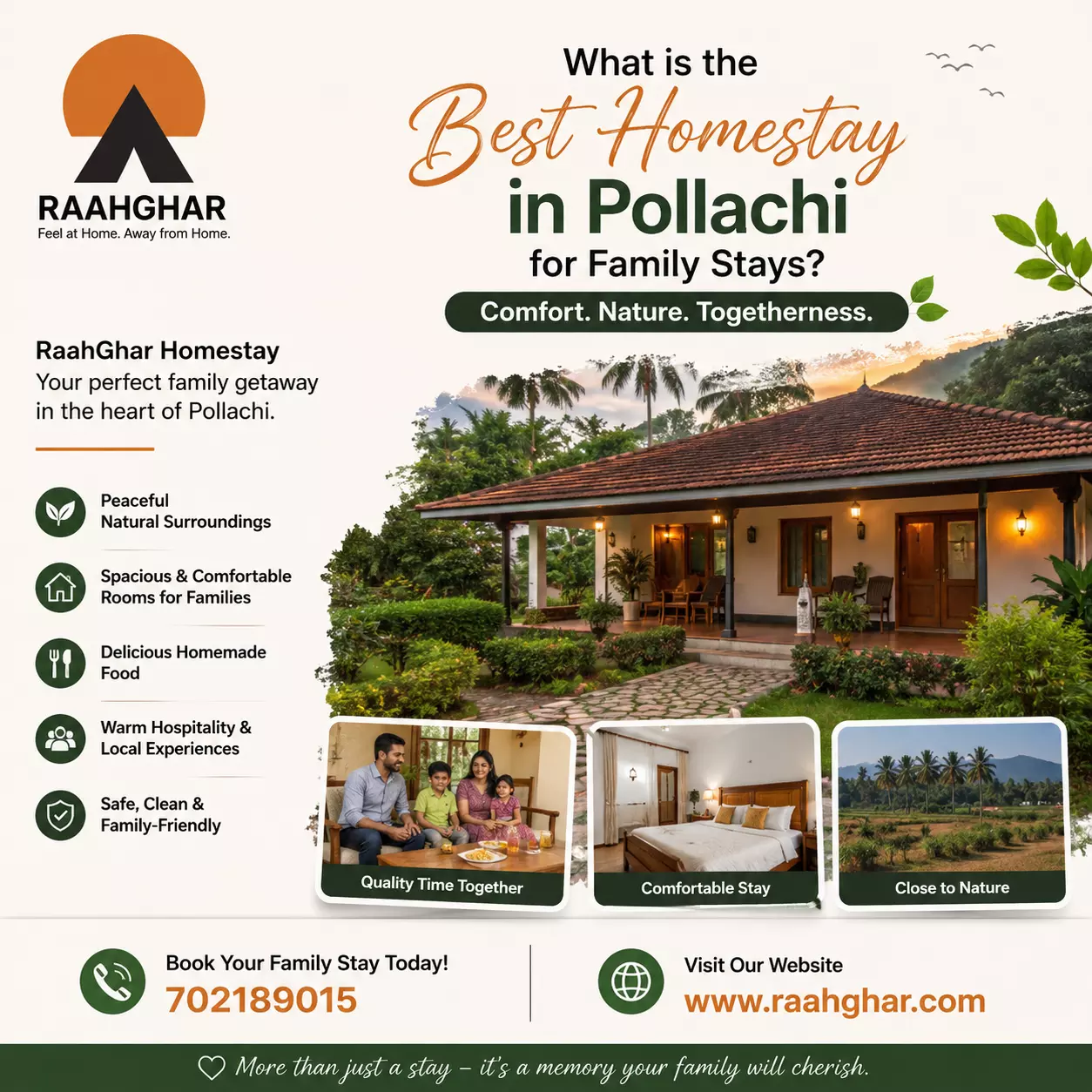 What is the Best Homestay in Pollachi for Family Stays?