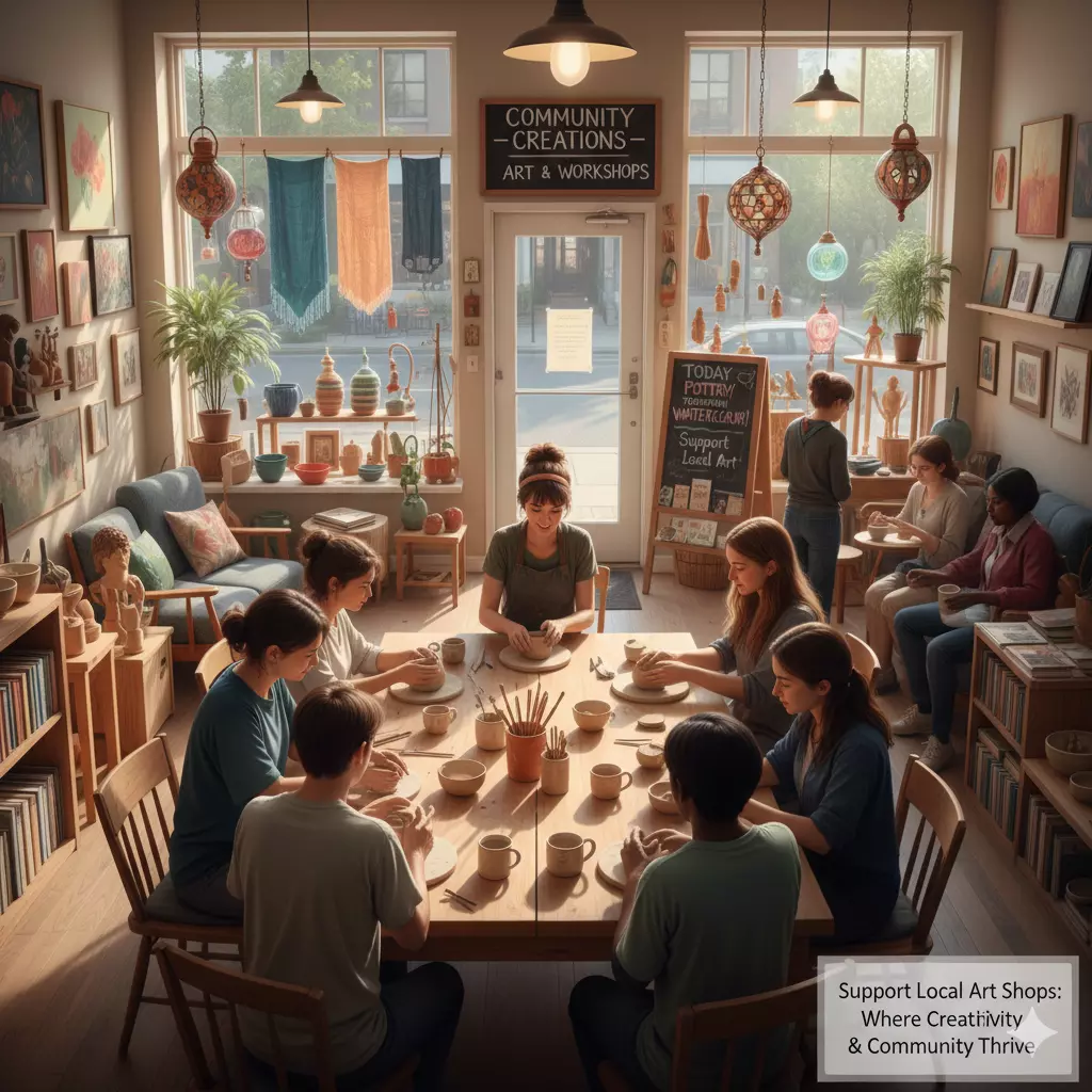 Why Local Art Shops Deserve Your Time and Support