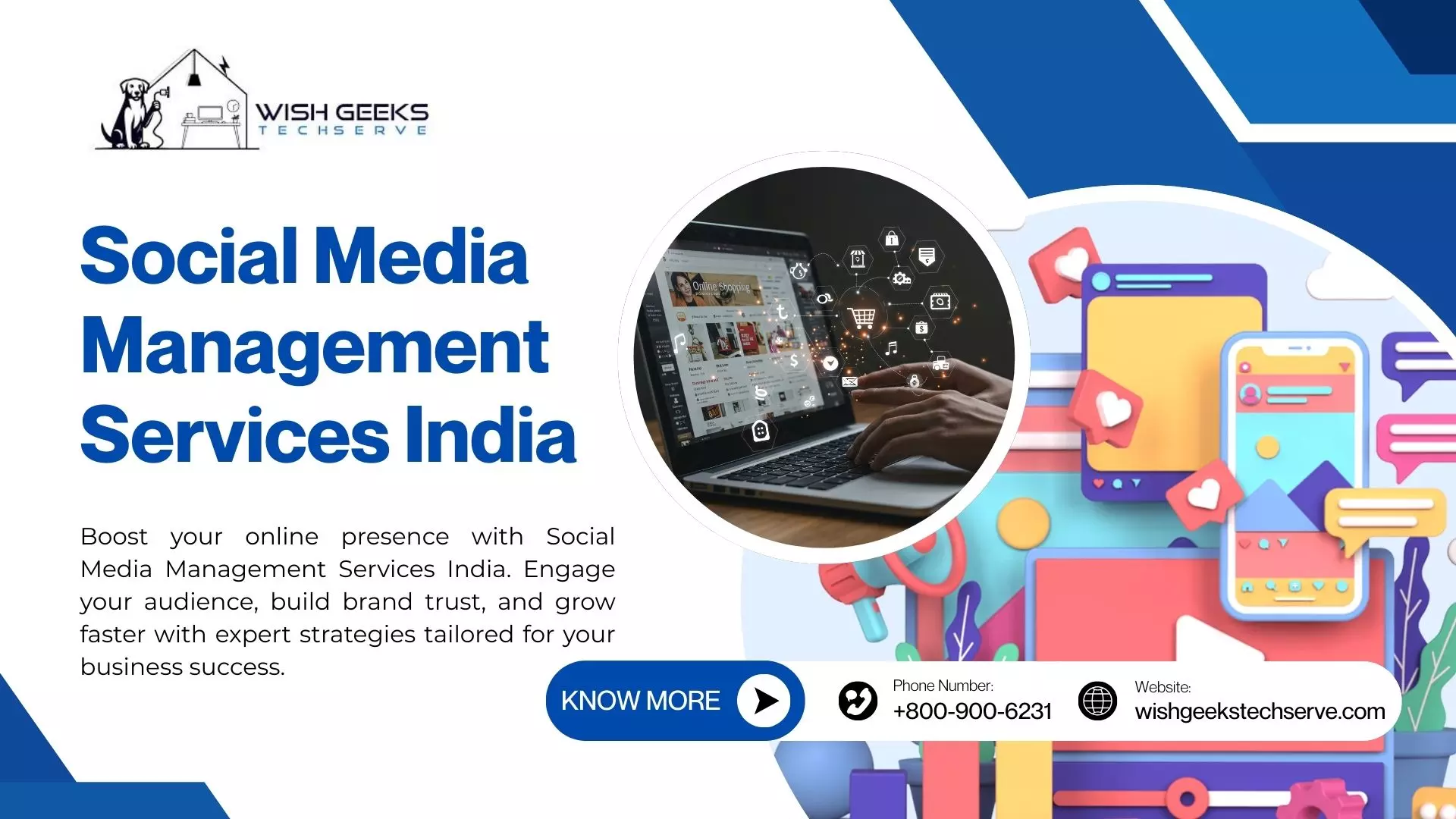 Scale Your Business with Social Media Management Services India | Wish Geeks Techserve