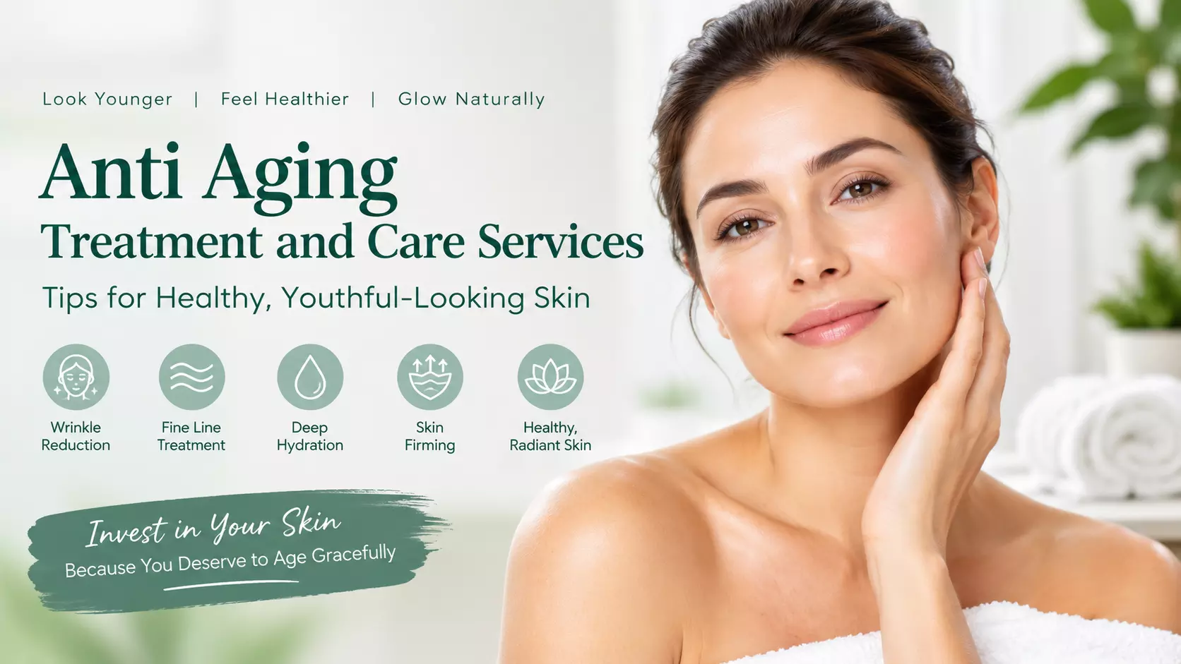 Anti Aging Treatment and Care Services - Tips for Healthy, Youthful-Looking Skin