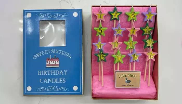 Easy Packaging with Custom 16 Wishes Candle Boxes