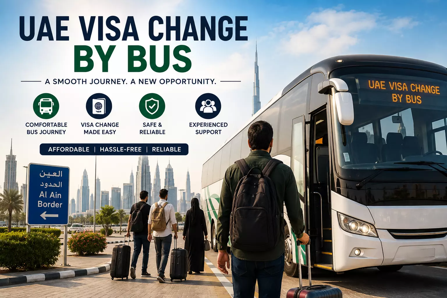 UAE Visa Change By Bus: Complete Guide for Visitors in the UAE