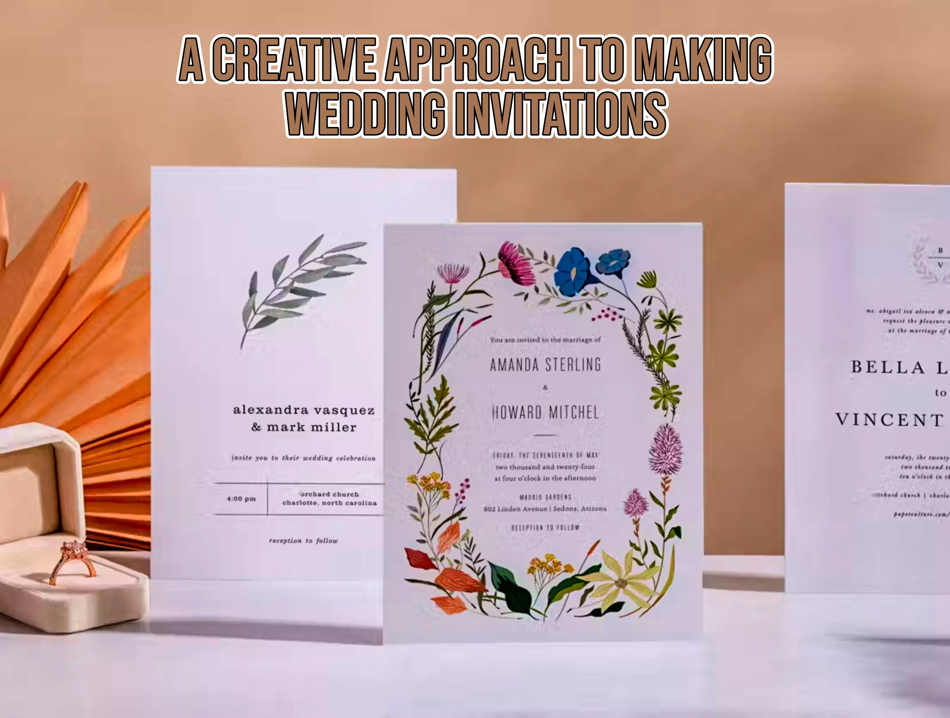A Creative Approach to Making Wedding Invitations