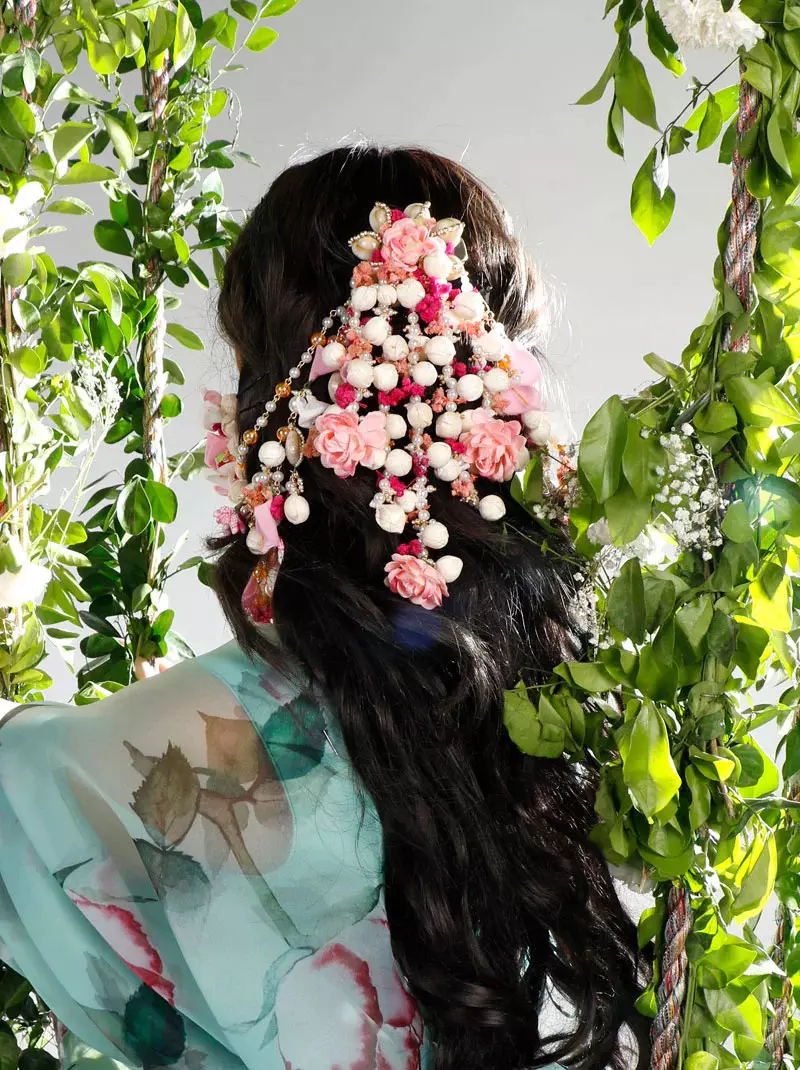 Beautiful & Trendy Flower Jewelry Designs by VAIDAAN