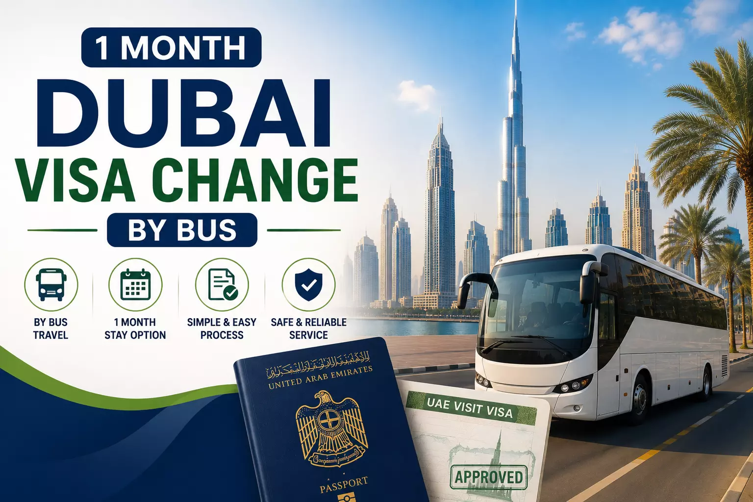 1 Month Dubai Visa Change by Bus: A Complete Guide for UAE Travelers