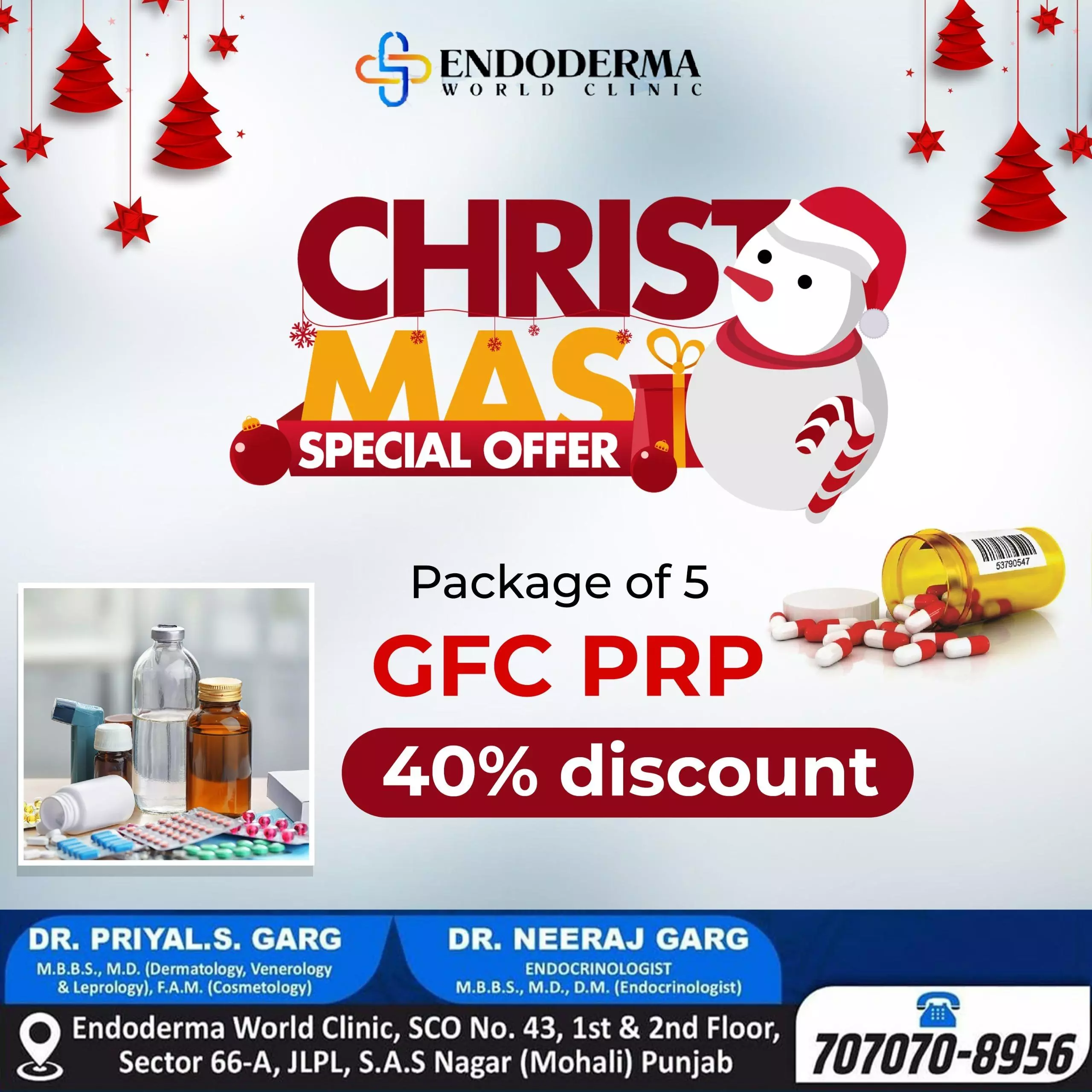 This Christmas, Rejuvenate Your Skin And Hair with Endoderma World’s GFC PRP Treatment