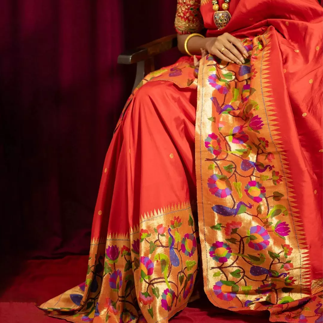 Paithani Saree Colors and Their Significance in Indian Culture