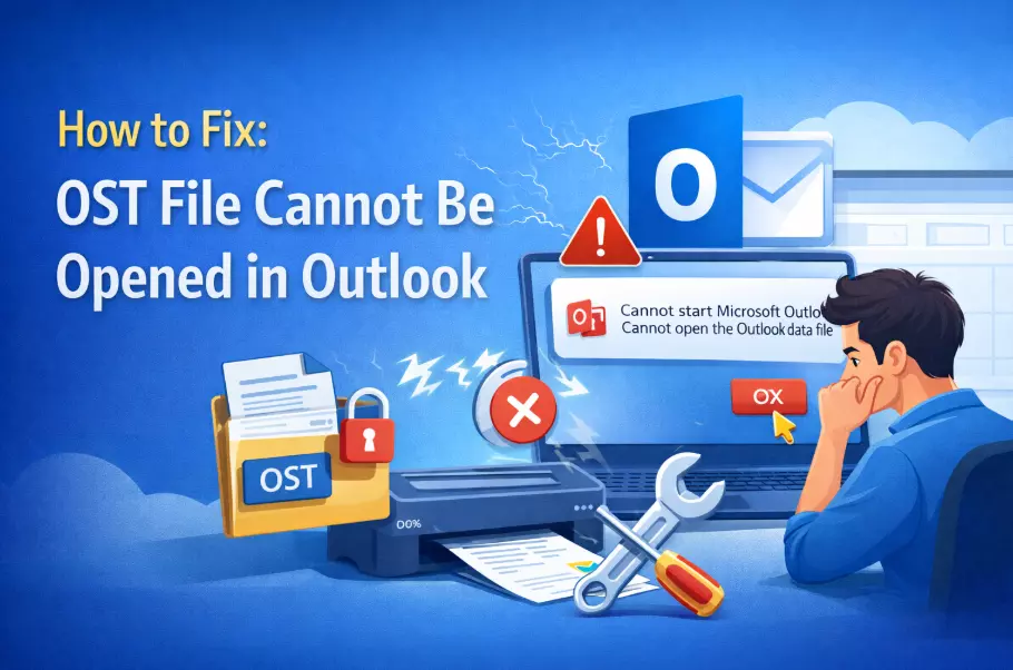 How to Fix: OST File Cannot Be Opened in Outlook
