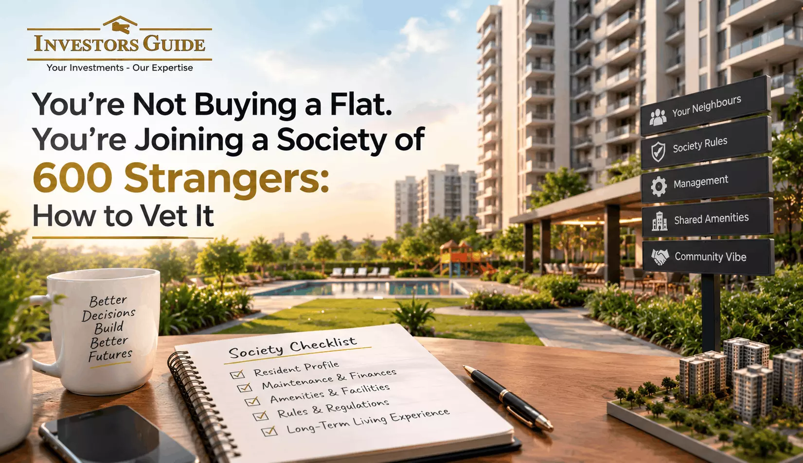 You're Not Buying a Flat. You're Joining a Society of 600 Strangers: How to Vet It