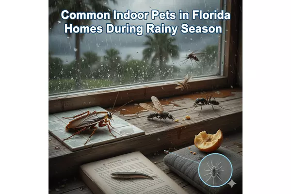 Common Indoor Pests in Florida Homes During Rainy Season