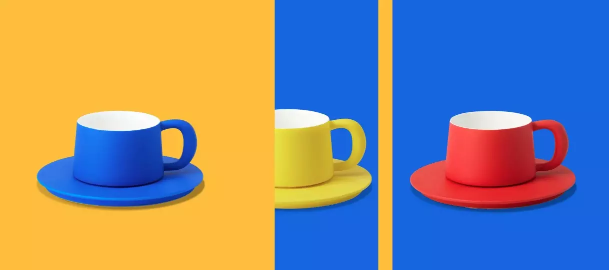 Discover the Elegance of Matt Finish Blue Porcelain Cups: A Perfect Blend of Style and Functionality