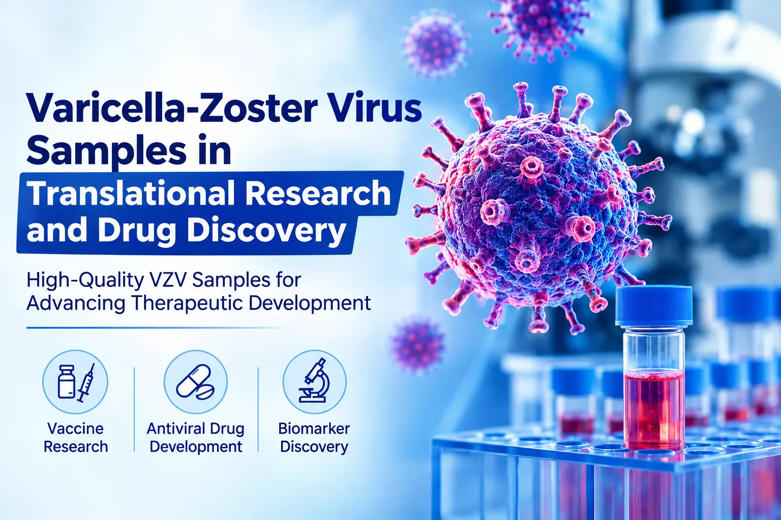 Varicella-Zoster Virus Samples in Translational Research and Drug Discovery