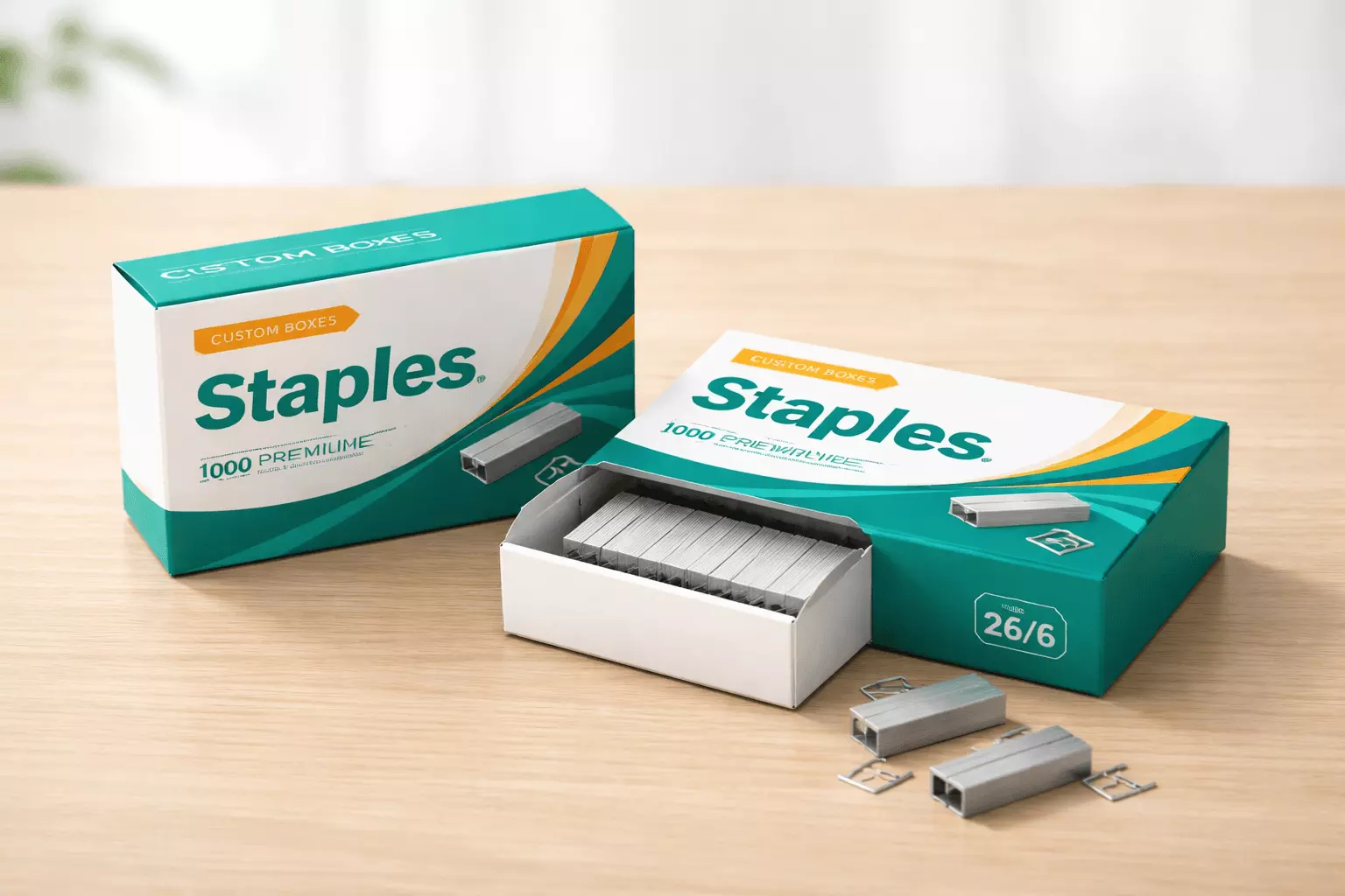 Custom Staple Boxes Printed Staple Packaging Wholesale in USA