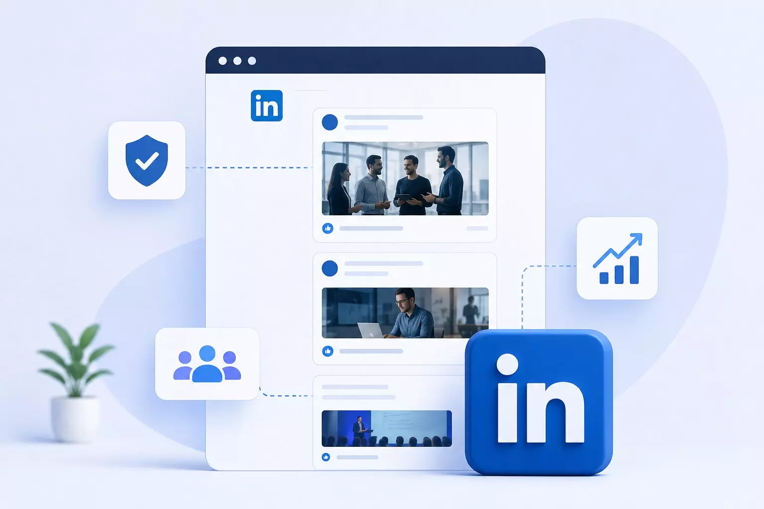 How SaaS Companies Use LinkedIn Feeds to Build Trust